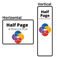 Playbill Advertising 1/2 Page - 4-Color