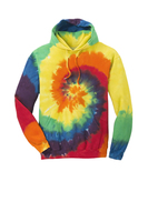 Rainbow Tie Dye Hooded Sweatshirt Pullover 