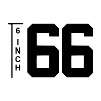 Double Digit Number (6" Black)