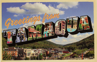 Greetings From Tamaqua Postcard 