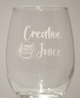 Creative Juice 15oz. Stemless Wine Glass 