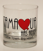 Tamaqua Has Heart Rocks Glass 