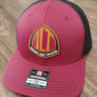 Richardson 112 Snapback Trucker Cap  (Cardinal/Black)