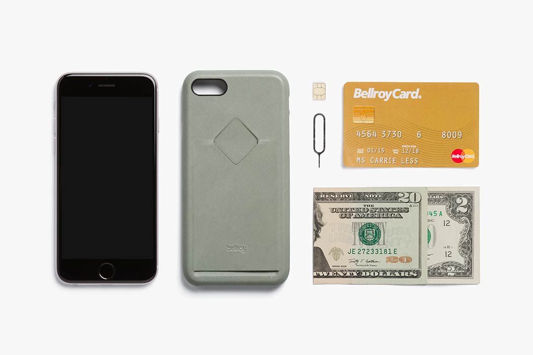 Phone Case 1 Card iPhone 7 Leather Cover Bellroy