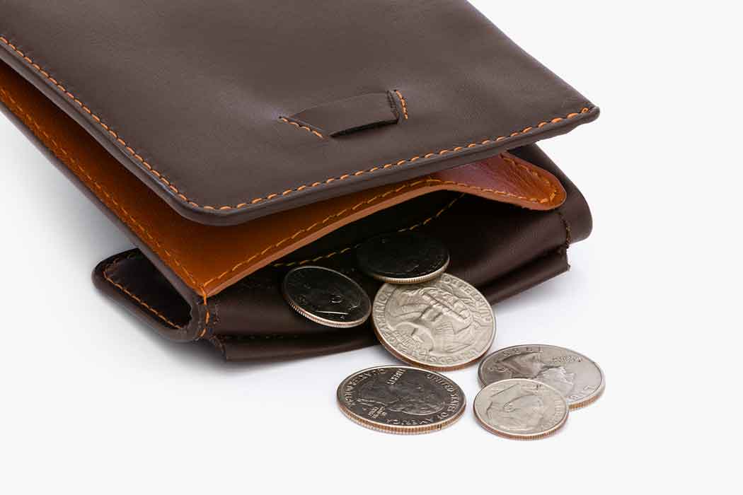 Coin Fold Slim Leather Wallet With Coin Pocket Bellroy