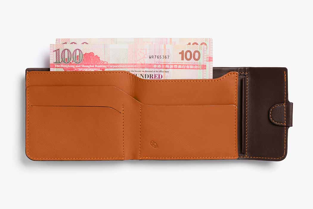 Coin Fold Slim Leather Wallet With Coin Pocket Bellroy