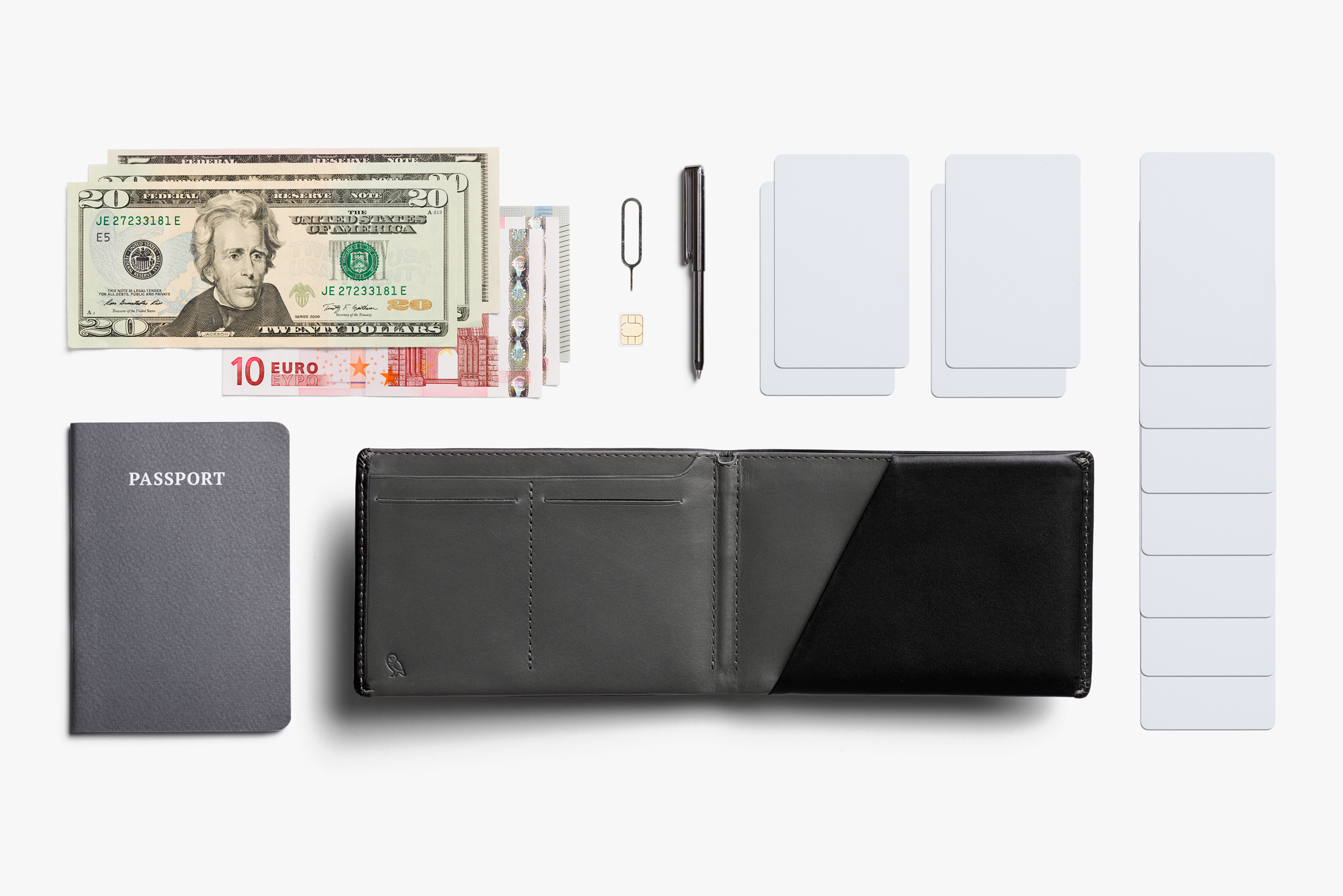 Business Traveler Travel Wallet & Pouch Bundle Bellroy