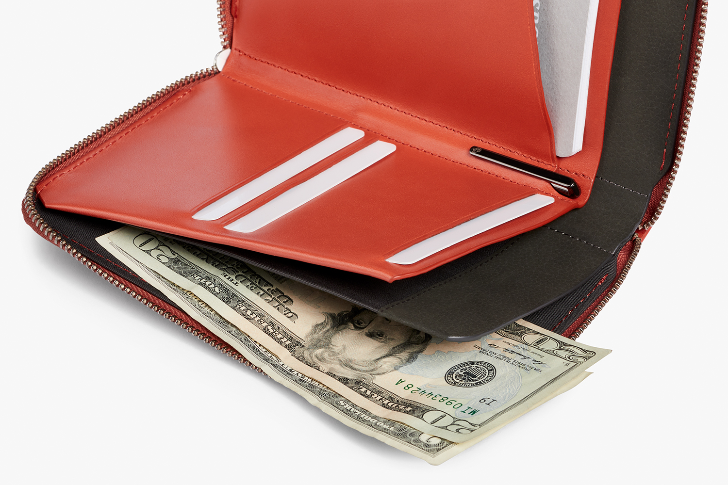 Travel Folio Zip Up Leather Passport Holder Bellroy