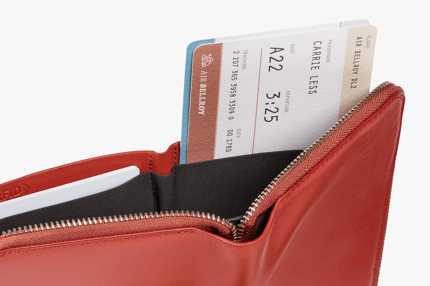 Travel Folio Zip Up Leather Passport Holder Bellroy