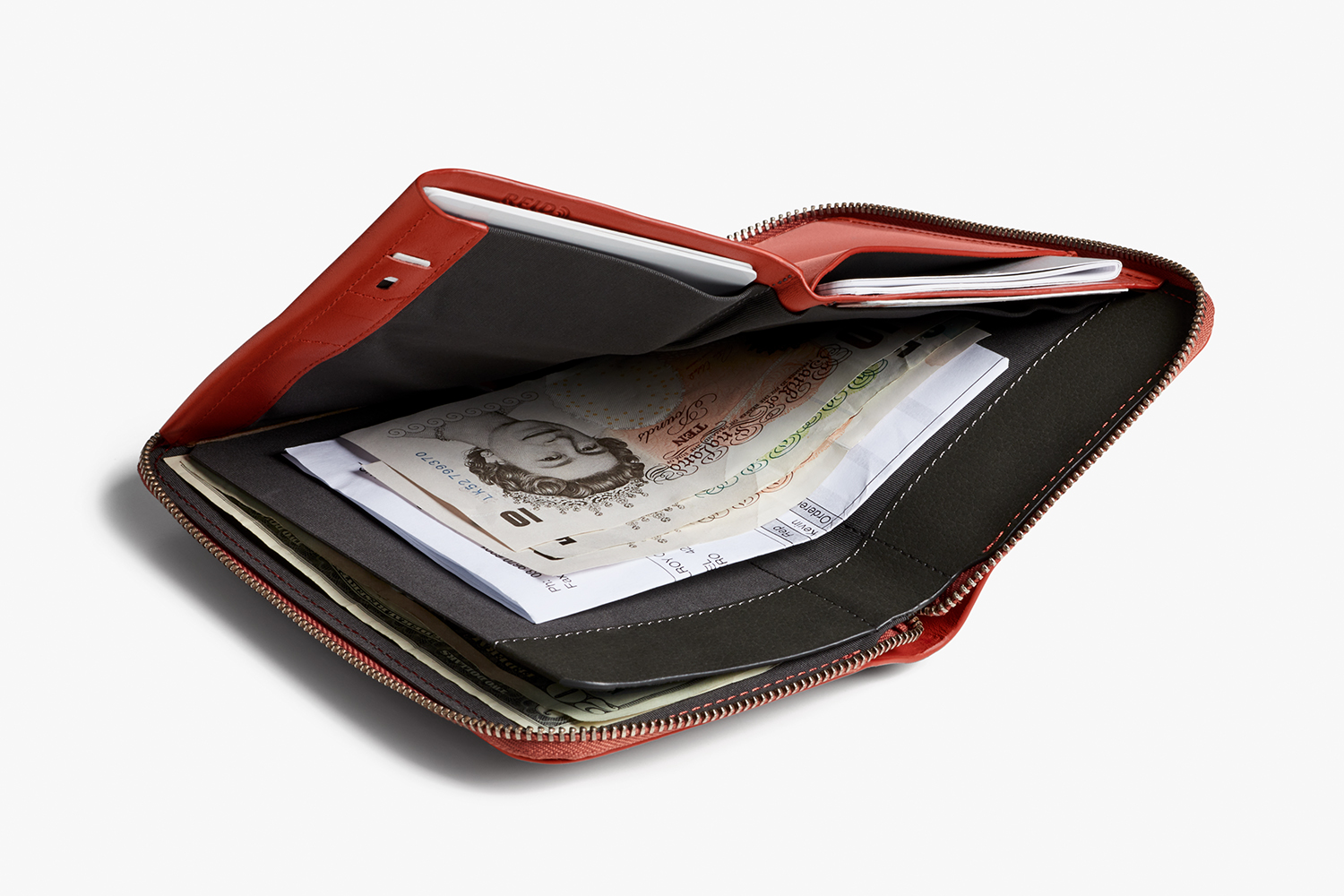 Travel Folio Zip Up Leather Passport Holder Bellroy