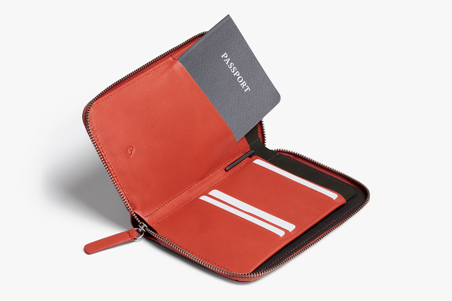 Travel Folio Zip Up Leather Passport Holder Bellroy