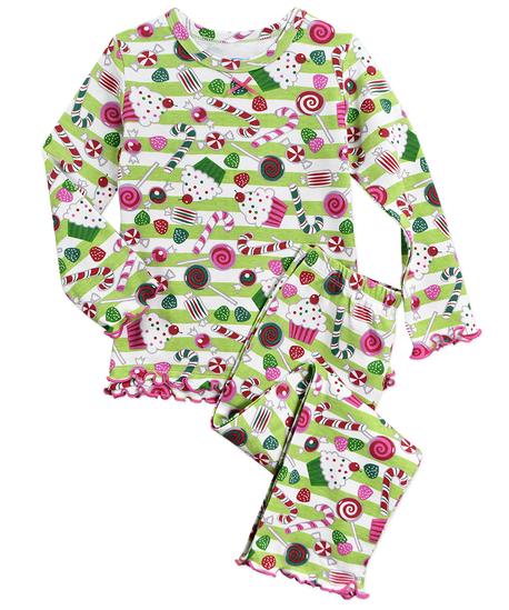 girls ruffle pajamas