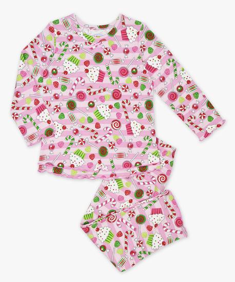 girls ruffle pajamas