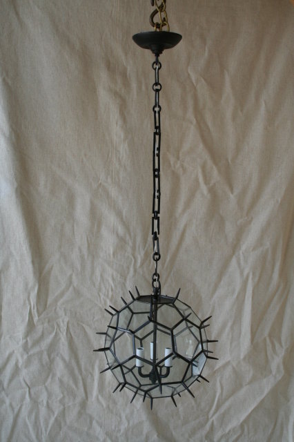 Spiky Ball Chandelier