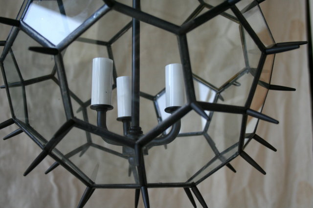 Spiky Ball Chandelier