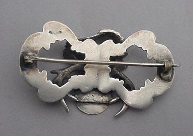 BPOE pin with Figural Elks Head and enamelled