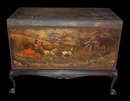 Antique Decoupage Trunk