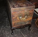 Antique Decoupage Trunk
