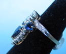 MERRIN 2.3 CARAT SAPPHIRE 1.2 CARAT DIAMOND 18K RING