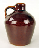 NICE SMALL ROYCROFT STONEWARE POTTERY JUG MAPLE SYRUP
