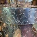 Art Deco Style Silvered Bronze Potted Aloe Sculptures