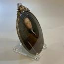Young Mozart by Salomon Guillaume Counis (Swiss, 1785-1859) Miniature Portrait After Prud'hon