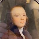 Young Mozart by Salomon Guillaume Counis (Swiss, 1785-1859) Miniature Portrait After Prud'hon