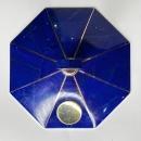 Lapis Lazuli Octagonal Shaped Dish with Cover