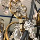 Maison Baguès Attributed Bronze and Rock Crystal Chandelier