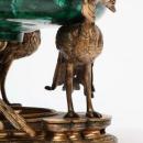 Japonisme Malachite and Gilt Bronze Centerpiece Attributed to Eugene Cornu and G. Viot et Cie