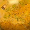 Vintage Globe on Stand Retailed by Thomasville