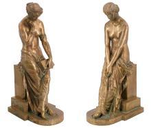 ドイツ19世紀 「Geo.Wagner」フランスアール・デコ　ダンサーブロンズ像 ドイツ19世紀 「Geo.Wagner」フランスアール・デコ ダンサーブロンズ像