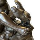 Antonio Giovanni Lanzirotti (1839-1911) Boy and Parrot with Grapes