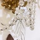 Pair Louis XV Style Gilt Bronze Girandole Mirror Sconces