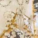 Pair Louis XV Style Gilt Bronze Girandole Mirror Sconces