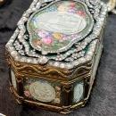 Louis XVI 22K Gold Diamond Encrusted Snuff Box Decorated by Charles-Jacques de Mailly (1740-1817)