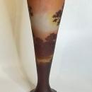 Monumental Emile Galle Cameo Glass Vase -- 33 in, 84 cm