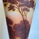 Monumental Emile Galle Cameo Glass Vase -- 33 in, 84 cm