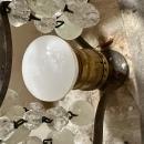 Set Four (4) Antique Alabaster Torchiere Floor Lamps