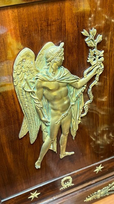 Pair Antique French Empire Bookcases / Bibliotheques / Cabinets