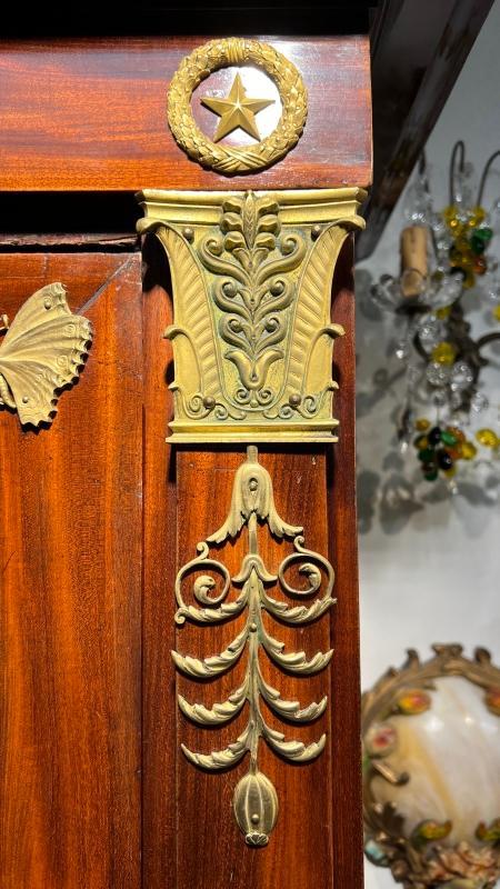 Pair Antique French Empire Bookcases / Bibliotheques / Cabinets