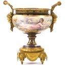 Antique Louis XVI Sevres Style Garniture -- Centerpiece Bowl and Vases / Urns