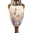 Antique Louis XVI Sevres Style Garniture -- Centerpiece Bowl and Vases / Urns