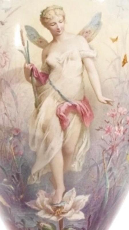 Antique Louis XVI Sevres Style Garniture -- Centerpiece Bowl and Vases / Urns