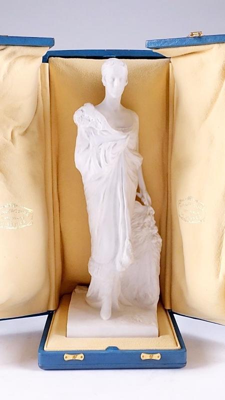 Sevres Bisque Porcelain Figurine of Queen Elisabeth of Belgium