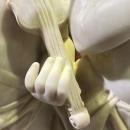 Antique Italian Carved Marble Sculpture of Putti Musicians