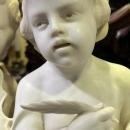 Antique Italian Carved Marble Sculpture of Putti Musicians