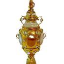 19th Century German Rock Crystal and Gilt Brass Cup and Cover