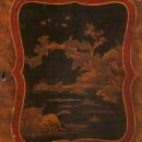 English George III Chinoiserie Japanned Commode