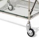 Vintage Italian Silver Plated Bar Cart / Drinks Trolley